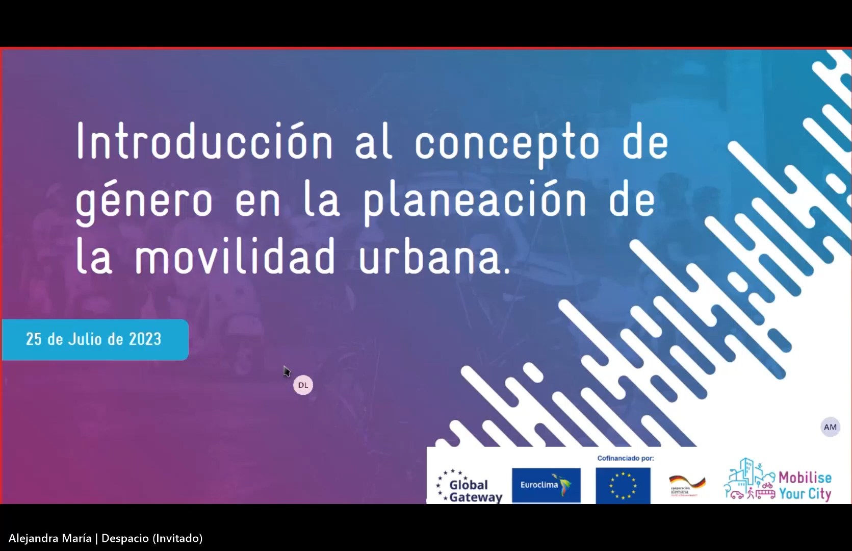 Webinars sobre movilidad urbana: Despacio aborda género, modos activos y financiación